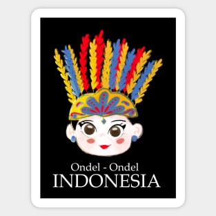 ondel ondel girl by xoalsohanifa Sticker